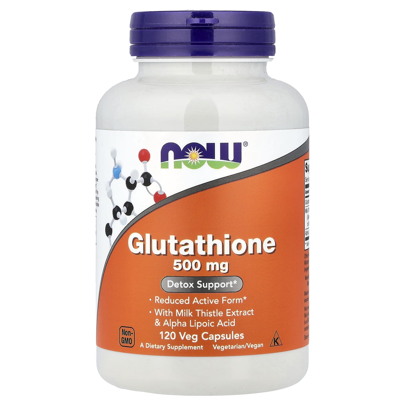 NOW Foods Glutathione 500mg