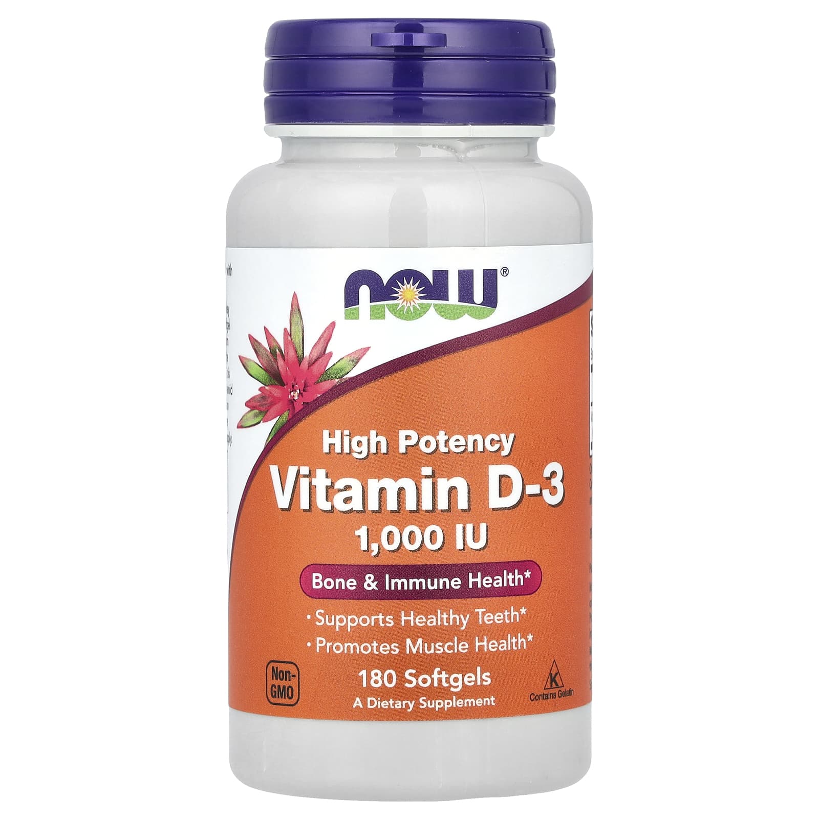 NOW Foods Vitamin D-3 1,000 IU